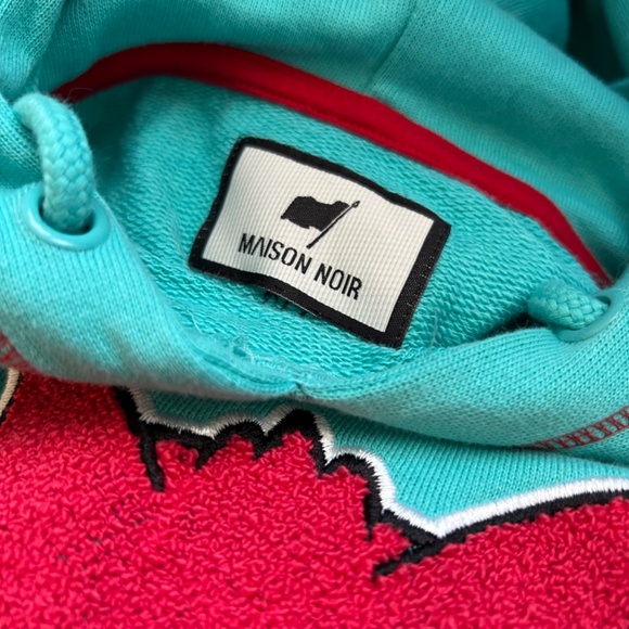 Maison Noir Mascot Patch Hoodie Medium - Picture 2 of 4